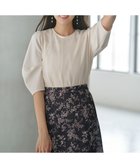 【エニィ スィス/any SiS】の【洗える】カットジョーゼットチュール トップス アイボリー|ID: prp329100004471367 ipo3291000000034308485