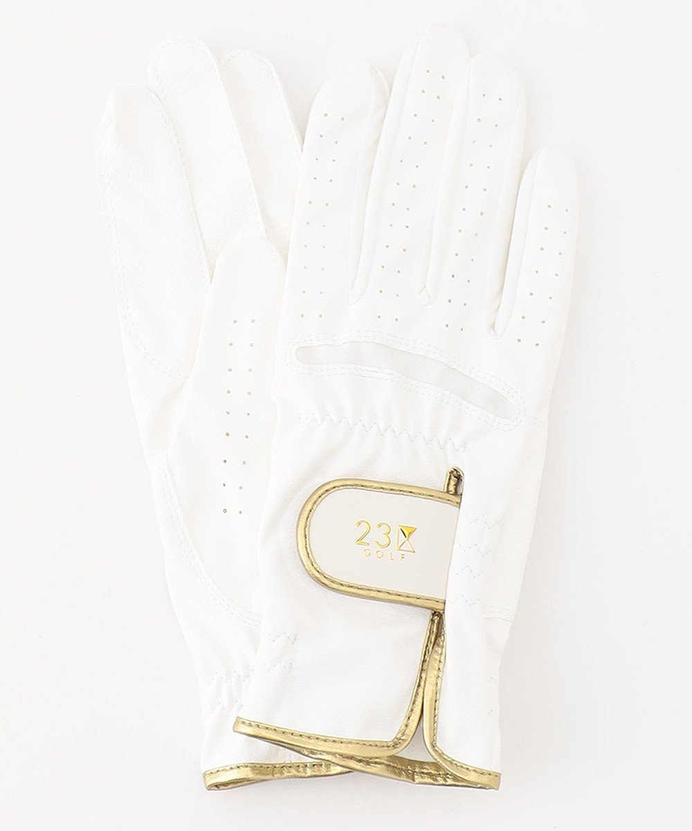 【23区 ゴルフ/NIJYUSANKU GOLF】の【WOMEN】両手用 グローブ インテリア・キッズ・メンズ・レディースファッション・服の通販 founy(ファニー) 　ファッション　Fashion　レディースファッション　WOMEN　スポーツウェア　Sportswear　スポーツグッズ　Sporting Goods　ゴルフ　Golf　シルバー　Silver　スポーツ　Sports　ホワイト系|ID: prp329100004471417 ipo3291000000031903603