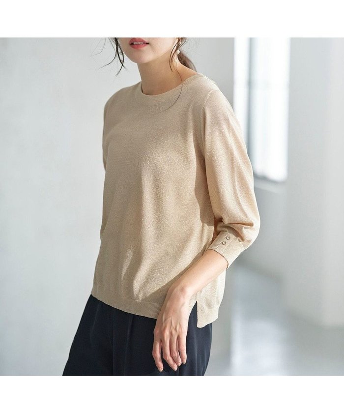 【エニィ スィス/any SiS】の【洗える】ラメ プルオーバー インテリア・キッズ・メンズ・レディースファッション・服の通販 founy(ファニー) https://founy.com/ ファッション Fashion レディースファッション WOMEN トップス・カットソー Tops/Tshirt ニット Knit Tops プルオーバー Pullover シャイニー Shiny シンプル Simple セーター Sweater トレンド Trend エレガント 上品 Elegant 再入荷 Restock/Back In Stock/Re Arrival 洗える Washable A/W・秋冬 Aw・Autumn/Winter・Fw・Fall-Winter |ID: prp329100004471435 ipo3291000000031886699