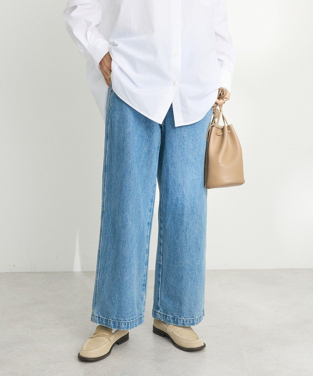 【クラフトスタンダードブティック/CRAFT STANDARD BOUTIQUE】の2WAYサロペットデニムパンツ インテリア・キッズ・メンズ・レディースファッション・服の通販 founy(ファニー) 　ファッション　Fashion　レディースファッション　WOMEN　2025年　2025　2025春夏・S/S　Ss,Spring/Summer,2025　サロペット　Overalls　ストレート　Straight　デニム　Denim　ポケット　Pocket　ワイド　Wide　夏　Summer　春　Spring　S/S・春夏　Ss・Spring/Summer　Light Indigo|ID: prp329100004471477 ipo3291000000031988851