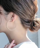 【フィービィー/phoebe】のダブルレイヤードフープイヤリング ゴールド|ID: prp329100004471702 ipo3291000000031969632