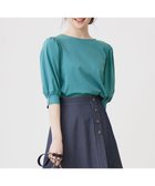 【エニィ スィス/any SiS】の【接触冷感】美人 ボリュームスリーブ カットソー ブルーグリーン|ID: prp329100004471755 ipo3291000000031891952