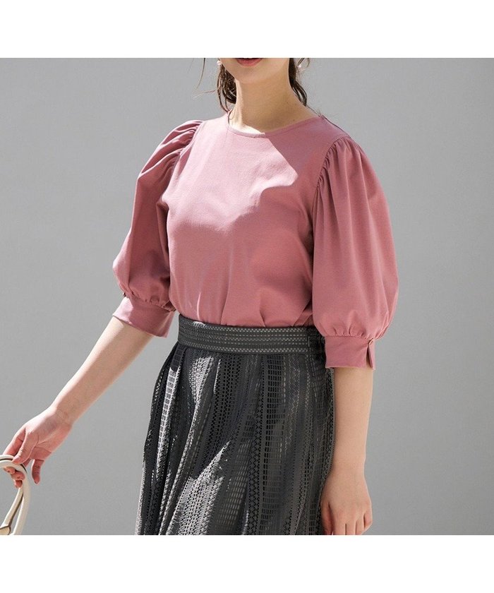 【エニィ スィス/any SiS】の【接触冷感】美人 ボリュームスリーブ カットソー インテリア・キッズ・メンズ・レディースファッション・服の通販 founy(ファニー) https://founy.com/ ファッション Fashion レディースファッション Fashion for Women トップス・カットソー Cut & Sew Tops シャツ・ブラウス・オフィスカジュアル Elegant Blouses & Button-Ups ロングTシャツ・Tシャツ Longline T-Shirts & Tees カットソー・ベーシックTシャツ Cut-and-Sewn Tops / Stretch Tees & Basics ボリューム袖・フリルスリーブブラウス Voluminous & Ruffle Sleeves / Puffy Sleeve Tops なめらか Smooth, Silky Texture カットソー Cut and Sewn Top シルク Silk, 100% Silk シルケット Silket, Silky Cotton シンプル Simple, Minimal スリット Slit, Slit Detail スリーブ Sleeve, Long Sleeve / Short Sleeve フェミニン Feminine, Girly フリル Frill, Ruffle 夏 Summer 春 Spring S/S・春夏 SS, Spring/Summer, Warm Season |ID: prp329100004471755 ipo3291000000034220430