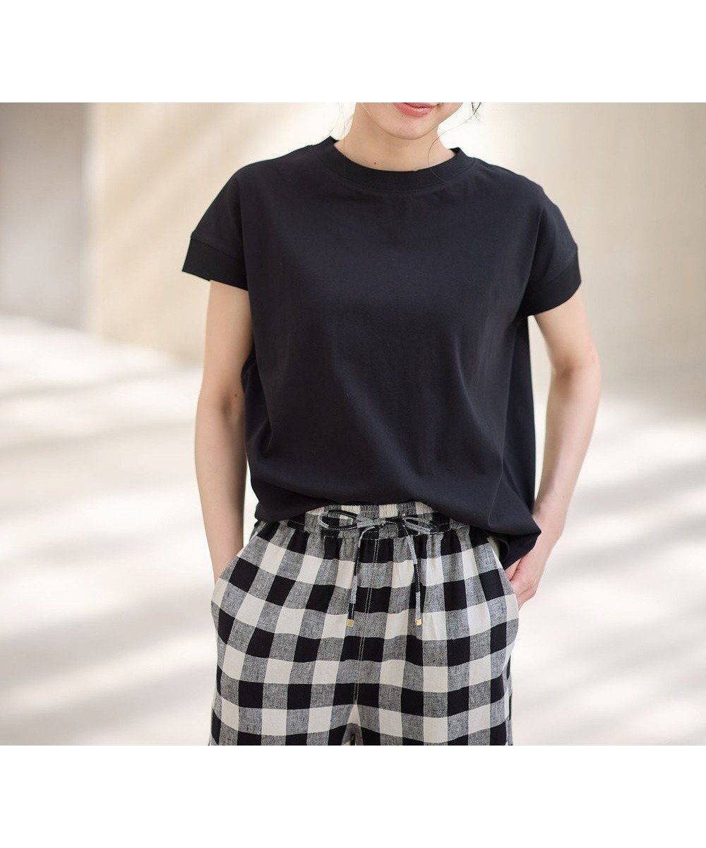 【エニー/ANY】の【洗濯機可】ニットリブフレンチスリーブプルオーバー インテリア・キッズ・メンズ・レディースファッション・服の通販 founy(ファニー) 　ファッション　Fashion　レディースファッション　Fashion for Women　トップス・カットソー　Cut & Sew Tops　ニット　Knit Tops & Sweaters　シャツ・ブラウス・オフィスカジュアル　Elegant Blouses & Button-Ups　ロングTシャツ・Tシャツ　Longline T-Shirts & Tees　カジュアルプルオーバー・ニットトップス　Pullovers & Knit Tops / Casual Pullovers　カットソー・ベーシックTシャツ　Cut-and-Sewn Tops / Stretch Tees & Basics　おすすめ　Recommended / Our Picks　インナー　Innerwear　カットソー　Cut and Sewn Top　サロペット　Overalls, Salopette　ストレッチ　Stretch, Stretchy Fabric　スリーブ　Sleeve, Long Sleeve / Short Sleeve　バランス　Balance, Style Balance　フレンチ　French, French Style　夏　Summer　春　Spring　S/S・春夏　SS, Spring/Summer, Warm Season　ブラック|ID: prp329100004471764 ipo3291000000034179528