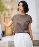 【エニー/ANY】の【洗濯機可】ニットリブフレンチスリーブプルオーバー モカ|ID: prp329100004471764 ipo3291000000034179530