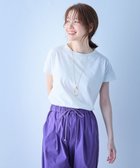 【エニー/ANY】の【洗濯機可】ニットリブフレンチスリーブプルオーバー オフ|ID: prp329100004471764 ipo3291000000034179532