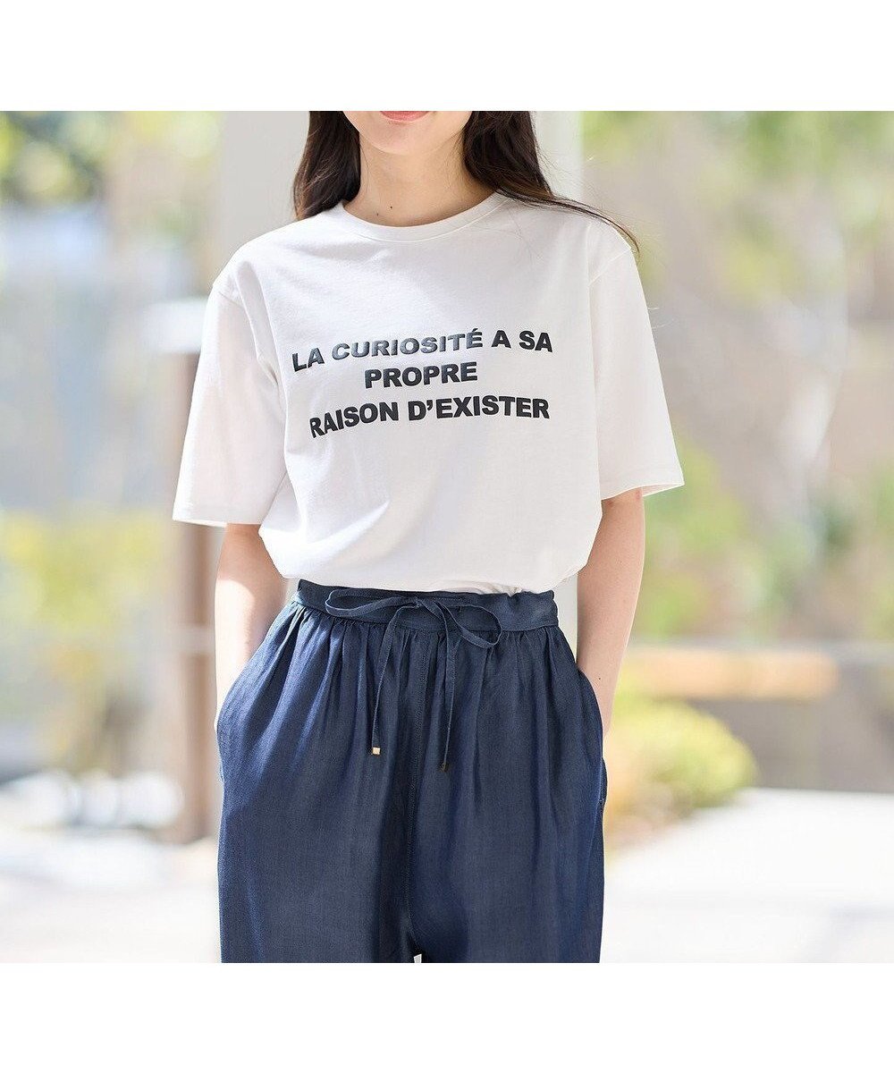 【エニー/ANY】のオーガビッツアソートプリントTシャツ インテリア・キッズ・メンズ・レディースファッション・服の通販 founy(ファニー) 　ファッション　Fashion　レディースファッション　Fashion for Women　トップス・カットソー　Cut & Sew Tops　シャツ・ブラウス・オフィスカジュアル　Elegant Blouses & Button-Ups　ロングTシャツ・Tシャツ　Longline T-Shirts & Tees　カットソー・ベーシックTシャツ　Cut-and-Sewn Tops / Stretch Tees & Basics　インド　Indian Textile　インナー　Innerwear　春　Spring　カットソー　Cut and Sewn Top　ジャケット　Jacket, Outerwear　スリット　Slit, Slit Detail　センター　Center, Center Line　デニム　Denim, Jeans Material　ベーシック　Basic, Essential　ボトム　Bottoms, Lower Wear　S/S・春夏　SS, Spring/Summer, Warm Season　おすすめ　Recommended / Our Picks　夏　Summer　ブラックロゴ|ID: prp329100004471785 ipo3291000000034484673