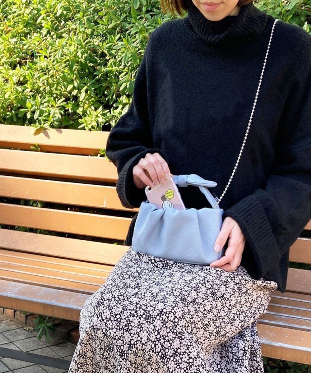 【ルートート/ROOTOTE】の6467【直営店限定 ミニショルダー】LT.ベビールー.リボンノット-A インテリア・キッズ・メンズ・レディースファッション・服の通販 founy(ファニー) 　ファッション　Fashion　レディースファッション　WOMEN　アクセサリー　Accessories　カメラ　Camera　ショルダー　Shoulder　スマホ　Smartphone　ネックレス　Necklace　フェイクレザー　Faux Leather　ベビー　Baby　ポケット　Pocket　モチーフ　Motif　リップ　Lip　リボン　Ribbon　エレガント 上品　Elegant　ギフト プレゼント　Gift Present　04:フォグブルー|ID: prp329100004471801 ipo3291000000031951702