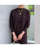 【23区/NIJYUSANKU】の【洗える】ヴィスコースストレッチ ドルマンスリーブ カーディガン ダークブラウン系|ID: prp329100004471864 ipo3291000000034664556