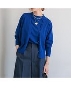 【23区/NIJYUSANKU】の【洗える】ヴィスコースストレッチ ドルマンスリーブ カーディガン ブルー系|ID: prp329100004471864 ipo3291000000034664557