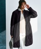 【23区/NIJYUSANKU】の【洗える/撥水加工】中綿 ロング パディング アウター ブラック系|ID: prp329100004471880 ipo3291000000031722150