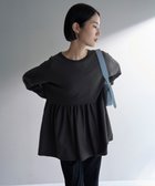 【アンフィーロ 自由区/UNFILO】の【洗える】マイビューティニット ペプラム 人気、トレンドファッション・服の通販 founy(ファニー) ファッション Fashion レディースファッション Ladies' Fashion Online トップス・カットソー Tops/Tshirt ニット Knit Tops ウォッシャブル Washable 洗える Washable カーディガン Cardigan ギャザー Gather セーター Sweater タートルネック Turtleneck ペプラム Peplum A/W・秋冬 Aw・Autumn/Winter・Fw・Fall-Winter thumbnail チャコール|ID: prp329100004471897 ipo3291000000032678814