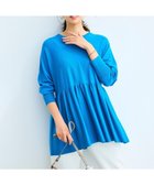 【アンフィーロ 自由区/UNFILO】のマイビューティニット ペプラム 人気、トレンドファッション・服の通販 founy(ファニー) ファッション Fashion レディースファッション Fashion for Women トップス・カットソー Cut & Sew Tops ニット Knit Tops & Sweaters ウォッシャブル Machine Washable カーディガン Cardigan, Knitwear ギャザー Gathered, Ruffled セーター Sweater, Knitwear タートルネック Turtleneck, High Neck ペプラム Peplum, Flared Hem A/W・秋冬 Autumn/Winter thumbnail ブルー|ID: prp329100004471897 ipo3291000000035546523