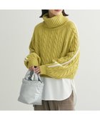【グリーンパークス/Green Parks】の・swing by ラインケーブルタートルニット Yellow|ID: prp329100004471935 ipo3291000000032775708