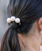 【ティアクラッセ/Tiaclasse】の3粒パールヘアゴム オフホワイトB|ID: prp329100004471938 ipo3291000000031930631