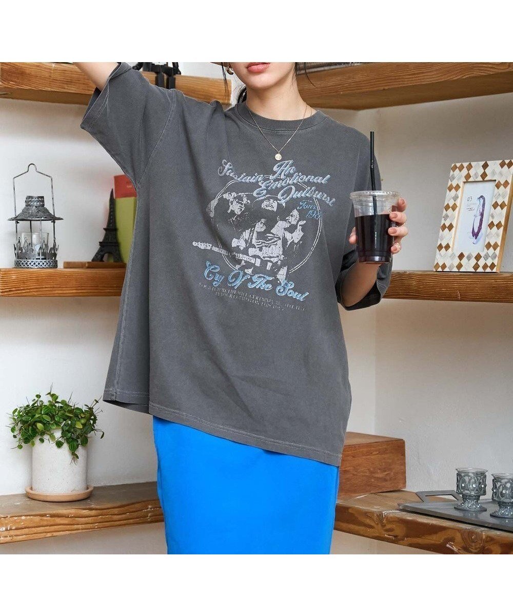 【ウィゴー/WEGO】の【新色追加/ユニセックス着用アイテム/手洗い可/SMLサイズ展開】ピグメントグラフィックT(S) インテリア・キッズ・メンズ・レディースファッション・服の通販 founy(ファニー) 　ファッション　Fashion　レディースファッション　WOMEN　トップス・カットソー　Tops/Tshirt　シャツ/ブラウス　Shirts/Blouses　ロング / Tシャツ　T-Shirts　カットソー　Cut and Sewn　ヴィンテージ　Vintage　春　Spring　秋　Autumn/Fall　カットソー　Cut And Sew　カーゴパンツ　Cargo Pants　ショート　Short　スマホ　Smartphone　スラックス　Slacks　デニム　Denim　人気　Popularity　ビッグ　Big　フレア　Flare　半袖　Short Sleeve　ワイド　Wide　S/S・春夏　Ss・Spring/Summer　再入荷　Restock/Back In Stock/Re Arrival　おすすめ　Recommend　夏　Summer　柄2|ID: prp329100004472000 ipo3291000000031892313