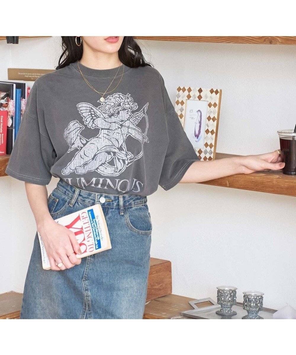 【ウィゴー/WEGO】の【新色追加/ユニセックス着用アイテム/手洗い可/SMLサイズ展開】ピグメントグラフィックT(S) インテリア・キッズ・メンズ・レディースファッション・服の通販 founy(ファニー) 　ファッション　Fashion　レディースファッション　WOMEN　トップス・カットソー　Tops/Tshirt　シャツ/ブラウス　Shirts/Blouses　ロング / Tシャツ　T-Shirts　カットソー　Cut and Sewn　ヴィンテージ　Vintage　春　Spring　秋　Autumn/Fall　カットソー　Cut And Sew　カーゴパンツ　Cargo Pants　ショート　Short　スマホ　Smartphone　スラックス　Slacks　デニム　Denim　人気　Popularity　ビッグ　Big　フレア　Flare　半袖　Short Sleeve　ワイド　Wide　S/S・春夏　Ss・Spring/Summer　再入荷　Restock/Back In Stock/Re Arrival　おすすめ　Recommend　夏　Summer　柄12|ID: prp329100004472000 ipo3291000000031892336