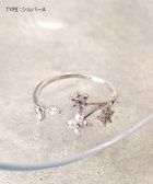 【ティアクラッセ/Tiaclasse】のボタニカルモチーフストーンリング シルバーA|ID: prp329100004472012 ipo3291000000035932957