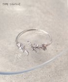 【ティアクラッセ/Tiaclasse】のボタニカルモチーフストーンリング シルバーC|ID: prp329100004472012 ipo3291000000035932963