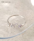 【ティアクラッセ/Tiaclasse】のボタニカルモチーフストーンリング シルバーD|ID: prp329100004472012 ipo3291000000035932968