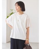 【アメリカンホリック/AMERICAN HOLIC】の異素材ショルダー切替カットプルオーバー Off White|ID: prp329100004472020 ipo3291000000032056381