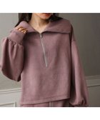 【グリーンパークス/Green Parks】の・ELENCARE DUE スエードポンチハーフZIP 人気、トレンドファッション・服の通販 founy(ファニー) ファッション Fashion レディースファッション Fashion for Women トップス・カットソー Cut & Sew Tops シャツ・ブラウス・オフィスカジュアル Elegant Blouses & Button-Ups ロングTシャツ・Tシャツ Longline T-Shirts & Tees カットソー・ベーシックTシャツ Cut-and-Sewn Tops / Stretch Tees & Basics おすすめ Recommended / Our Picks カットソー Cut and Sewn Top スリーブ Sleeve, Long Sleeve / Short Sleeve バランス Balance, Style Balance ボックス Boxy, Box Shape ポケット Pocket, Pocket Detail リブニット Rib Knit, Ribbed Knit A/W・秋冬 Autumn/Winter thumbnail Pink|ID: prp329100004472029 ipo3291000000033606825