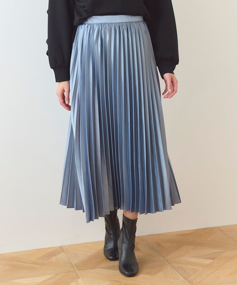 【フェルゥ/Feroux】のサテン プリーツスカート 人気、トレンドファッション・服の通販 founy(ファニー) 　ファッション　Fashion　レディースファッション　WOMEN　スカート　Skirt　プリーツスカート　Pleated Skirts　おすすめ　Recommend　サテン　Satin　シャイニー　Shiny　ジャケット　Jacket　トレンド　Trend　パール　Pearl　プリーツ　Pleats　エレガント 上品　Elegant　冬　Winter　秋　Autumn/Fall　A/W・秋冬　Aw・Autumn/Winter・Fw・Fall-Winter　 other-1|ID: prp329100004472135 ipo3291000000031989681