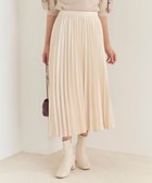 【フェルゥ/Feroux】のサテン プリーツスカート アイボリー系|ID: prp329100004472135 ipo3291000000031989686