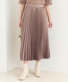 【フェルゥ/Feroux】のサテン プリーツスカート グレー系|ID: prp329100004472135 ipo3291000000031989688