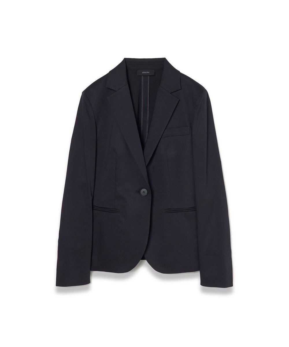 【ジョゼフ/JOSEPH】の【WEB OUTLET限定】ビスバイストレッチ シングルブレストジャケット インテリア・キッズ・メンズ・レディースファッション・服の通販 founy(ファニー) 　ファッション　Fashion　レディースファッション　WOMEN　アウター　Coat Outerwear　ジャケット　Jackets　テーラードジャケット　Tailored Jackets　春　Spring　コンパクト　Compact　シャンブレー　Chambray　ジャケット　Jacket　スクエア　Square　ストレッチ　Stretch　定番　Standard　S/S・春夏　Ss・Spring/Summer　アウトレット　Outlet　夏　Summer　Navy|ID: prp329100004472235 ipo3291000000031766523