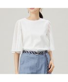 【自由区/JIYU-KU】の【洗える】レースエッジフレアスリーブ トップス オフ|ID: prp329100004472247 ipo3291000000032465531
