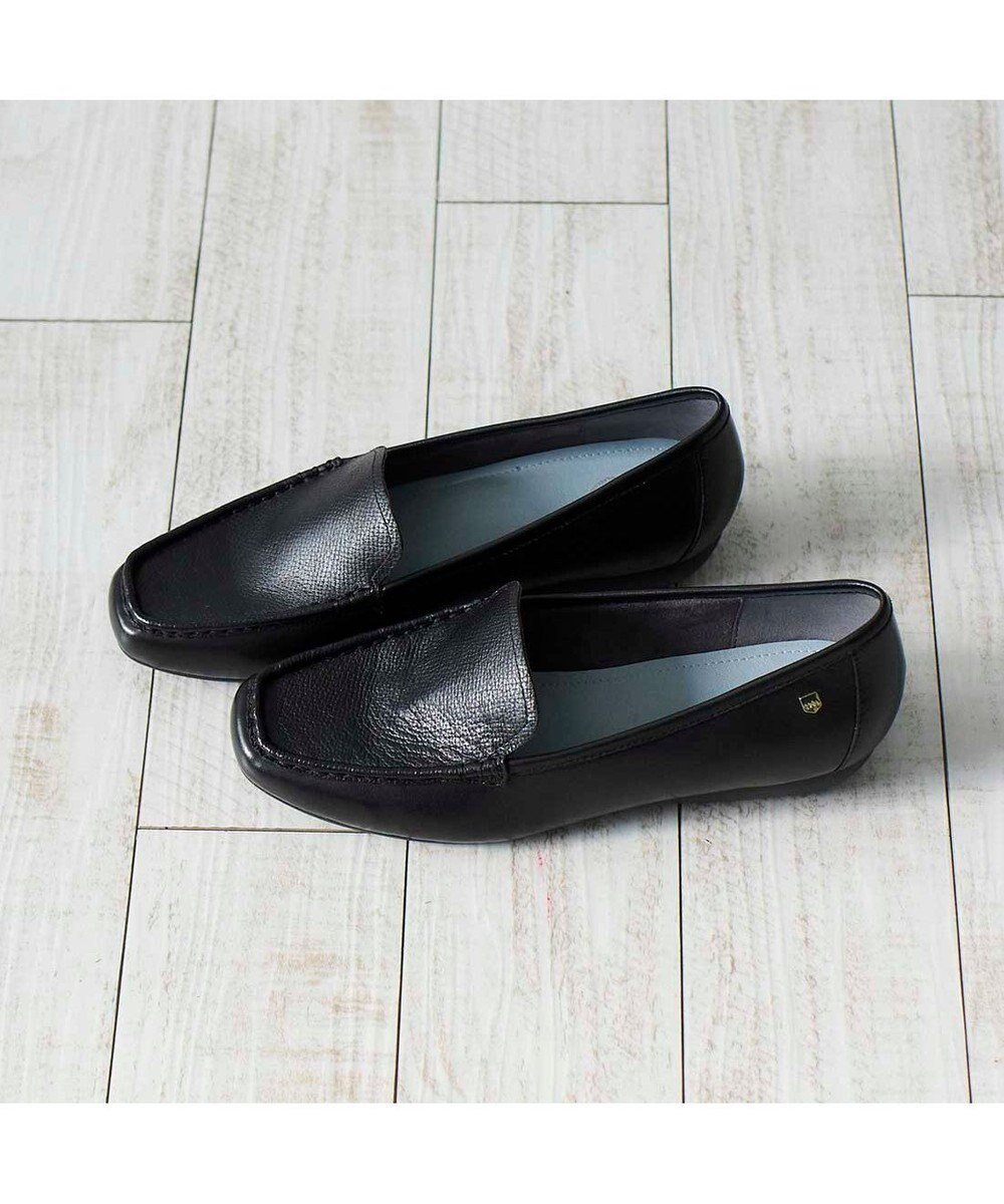 【イング/ing】のing リラックスモカシンシューズ インテリア・キッズ・メンズ・レディースファッション・服の通販 founy(ファニー) 　ファッション　Fashion　レディースファッション　Ladies' Fashion Online　くるぶし　Ankle　シューズ　Shoes　シンプル　Simple　スニーカー　Sneakers　トレンド　Trend　ドレス　Dress　バランス　Balance　ベスト　Vest　ベーシック　Basic　ワンポイント　One Point　おすすめ　Recommend　ビジネス 仕事 通勤　Business　ブラック|ID: prp329100004472263 ipo3291000000032651283