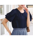 【ティアクラッセ/Tiaclasse】の【洗える】ツイスト袖チェックブラウス 人気、トレンドファッション・服の通販 founy(ファニー) ファッション Fashion レディースファッション Fashion for Women トップス・カットソー Cut & Sew Tops シャツ・ブラウス・オフィスカジュアル Elegant Blouses & Button-Ups カーディガン Cardigan, Knitwear シフォン Chiffon, Lightweight Fabric シンプル Simple, Minimal チェック Check, Plaid, Tartan チュニック Tunic, Long Top ツイスト Tweed, Tweed Fabric ポケット Pocket, Pocket Detail リボン Ribbon, Bow 再入荷 Restock / Back in Stock 夏 Summer 新作・新入荷 New Arrivals / New In 春 Spring S/S・春夏 SS, Spring/Summer, Warm Season 洗える Machine Washable thumbnail ネイビー|ID: prp329100004472279 ipo3291000000034179072