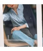 【23区/NIJYUSANKU】の【CLASSY.2月号掲載/洗える】CANCLINI ベーシック シャツ ブルーストライプ|ID: prp329100004472337 ipo3291000000035616393