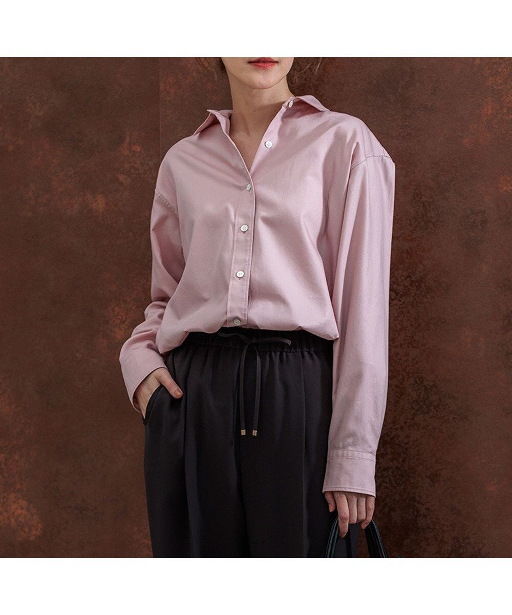 【23区/NIJYUSANKU】の【CLASSY.2月号掲載/洗える】CANCLINI ベーシック シャツ インテリア・キッズ・メンズ・レディースファッション・服の通販 founy(ファニー) 　雑誌掲載アイテム　Magazine Picks & Fashion Features　ファッション雑誌　Fashion Magazines　クラッシィ　CLASSY.　ファッション　Fashion　レディースファッション　Fashion for Women　トップス・カットソー　Cut & Sew Tops　シャツ・ブラウス・オフィスカジュアル　Elegant Blouses & Button-Ups　イエロー　Yellow　イタリア　Italy　インポート　Imported Fashion　エレガント 上品　Elegant　洗える　Machine Washable　クラシック　Classic, Timeless Style　シンプル　Simple, Minimal　ストライプ　Stripe, Striped Pattern　雑誌　Magazine, Fashion Magazine　ツイル　Twist, Twisted Detail　デニム　Denim, Jeans Material　定番　Standard, Basic Item　2月号　February Issue, Feb. Edition　ベーシック　Basic, Essential　メンズ　Men's, Menswear　無地　Plain, Solid Color　A/W・秋冬　Autumn/Winter　おすすめ　Recommended / Our Picks　2024年　2024　2024-2025秋冬・A/W　Autumn/Winter 2024–25 AW24–25　ピンク系|ID: prp329100004472337 ipo3291000000035616400