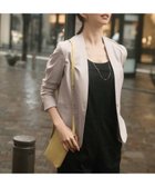 【23区/NIJYUSANKU】の【洗える/セットアップ対応】アイアスマットストレッチ ノーカラー ジャケット ベージュ系|ID: prp329100004472359 ipo3291000000032669492
