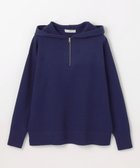 【エニー/ANY】の【洗濯機可】ハーフジップニットフーディー ネイビー|ID: prp329100004472559 ipo3291000000034296282