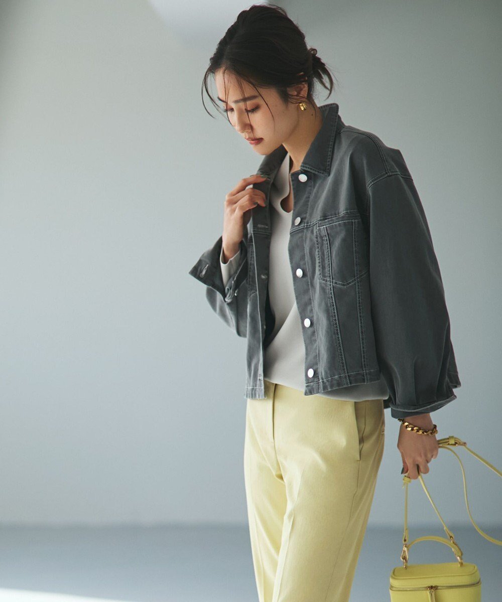 【エニィ スィス/any SiS】の【洗える】ストレッチライトデニム ジャケット 人気、トレンドファッション・服の通販 founy(ファニー) 　ファッション　Fashion　レディースファッション　Fashion for Women　アウター　Coat / Outerwear Collection　レディースジャケット・軽アウター　Jackets　デニムジャケット / カジュアルアウター　Denim Jackets　インディゴ　Indigo Denim　春　Spring　洗える　Machine Washable　コイン　Coin, Coin Design　コンパクト　Compact, Small Size　ショルダー　Shoulder, Shoulder Strap　ジャケット　Jacket, Outerwear　ストレッチ　Stretch, Stretchy Fabric　スリーブ　Sleeve, Long Sleeve / Short Sleeve　デニム　Denim, Jeans Material　ドロップ　Drop Shoulder, Dropped Style　ブリーチ　Bleach, Washed Finish　ベーシック　Basic, Essential　S/S・春夏　SS, Spring/Summer, Warm Season　夏　Summer　新作・新入荷　New Arrivals / New In　 other-1|ID: prp329100004472568 ipo3291000000036260802