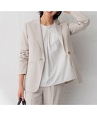 【23区/NIJYUSANKU】の【セットアップ対応】アイアスマットストレッチ テーラード ジャケット ベージュ系|ID: prp329100004472575 ipo3291000000031963797