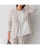 【23区/NIJYUSANKU】の【セットアップ対応】アイアスマットストレッチ テーラード ジャケット ベージュ系|ID: prp329100004472575 ipo3291000000033641244