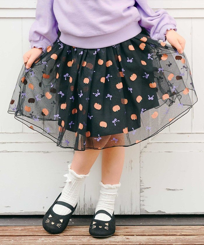 【エニファム/any FAM / KIDS】のラメチュールフレアスカート インテリア・キッズ・メンズ・レディースファッション・服の通販 founy(ファニー) https://founy.com/ ファッション Fashion キッズファッション KIDS おすすめ Recommend ネコ Cat プリント Print ポケット Pocket ラベンダー Lavender リボン Ribbon ワンポイント One Point A/W・秋冬 Aw・Autumn/Winter・Fw・Fall-Winter |ID: prp329100004472781 ipo3291000000031950642