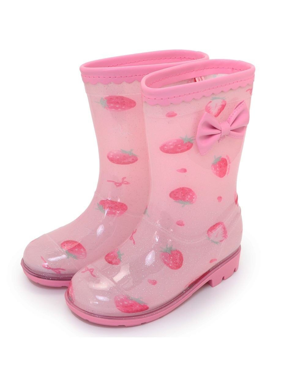 【マザーガーデン/Mother garden / KIDS】のマザーガーデン キッズ用 レインブーツ 《 ユニコーン / 野いちご 》 インテリア・キッズ・メンズ・レディースファッション・服の通販 founy(ファニー) 　ファッション　Fashion　キッズファッション　KIDS　アウトドア　Outdoor　インソール　Insole　ガーデン　Garden　キャラクター　Character　傘　Umbrella　人気　Popularity　リボン　Ribbon　レイン　Rain　旅行　Travel　ギフト プレゼント　Gift Present　入学式　Entrance Ceremony　野いちご|ID: prp329100004472787 ipo3291000000031714092