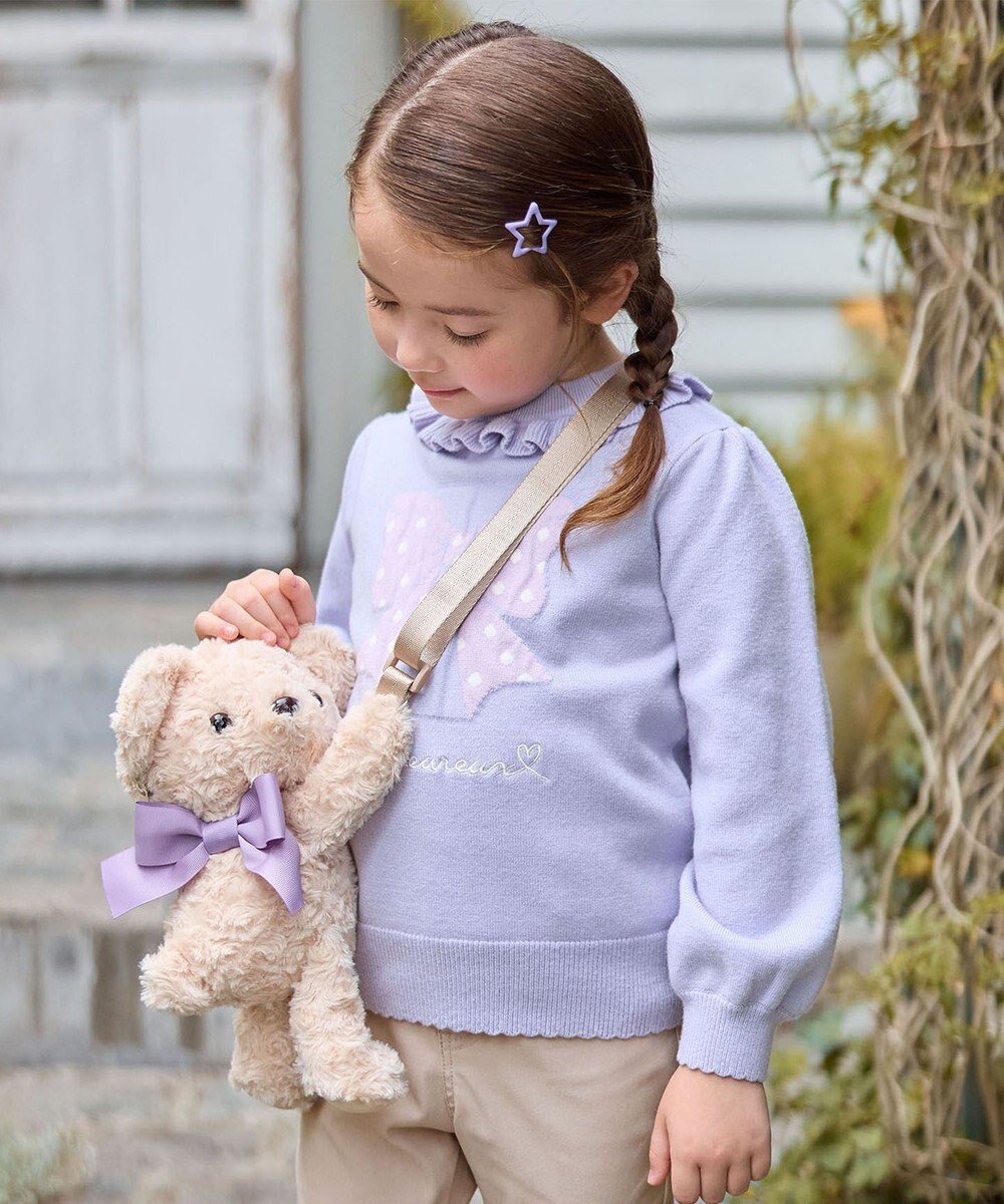 【エニファム/any FAM / KIDS】のぬいぐるみ抱っこポシェット インテリア・キッズ・メンズ・レディースファッション・服の通販 founy(ファニー) 　ファッション　Fashion　キッズファッション　KIDS　アニマル　Animal　スマホ　Smartphone　人気　Popularity　ポシェット　Pochette　マフラー　Scarf　再入荷　Restock/Back In Stock/Re Arrival　おすすめ　Recommend　ギフト プレゼント　Gift Present　クマ|ID: prp329100004472802 ipo3291000000031766047