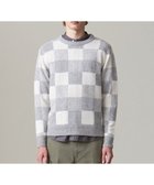 【ジェイ プレス/J.PRESS / MEN】の【Cash Lamb s Wool】クレイジーパターンニット / クルー ライトグレー系7|ID: prp329100004472828 ipo3291000000031672188