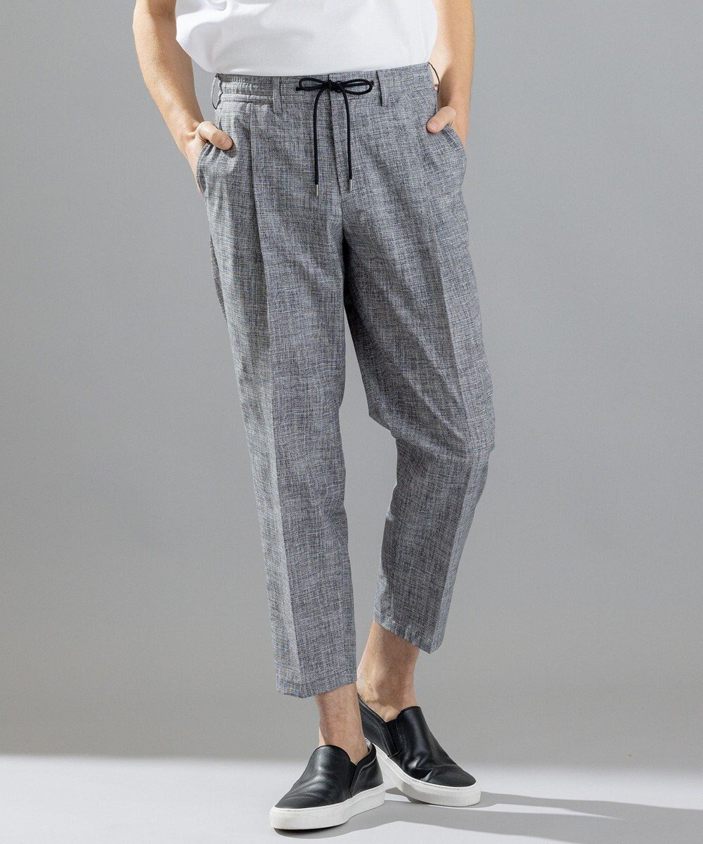 【ジョゼフ オム/JOSEPH HOMME / MEN】のクールドッツストレッチ / TEDDY CONVERTIBLE インテリア・キッズ・メンズ・レディースファッション・服の通販 founy(ファニー) 　ファッション　Fashion　メンズファッション　Fashion for Men　ボトムス　Bottoms　春　Spring　洗える　Machine Washable　ストレッチ　Stretch, Stretchy Fabric　スポーツ　Sports, Activewear　ドローコード　Drawcord, Drawstring Cord　ファブリック　Fabric, Textile　プリント　Print, Printed Pattern　ポケット　Pocket, Pocket Detail　リラックス　Relax, Relaxed Fit　ループ　Loop, Loop Knit　S/S・春夏　SS, Spring/Summer, Warm Season　夏　Summer　ビジネス 仕事 通勤　Business / Work / Commuting　ライトグレー系|ID: prp329100004472829 ipo3291000000034515266