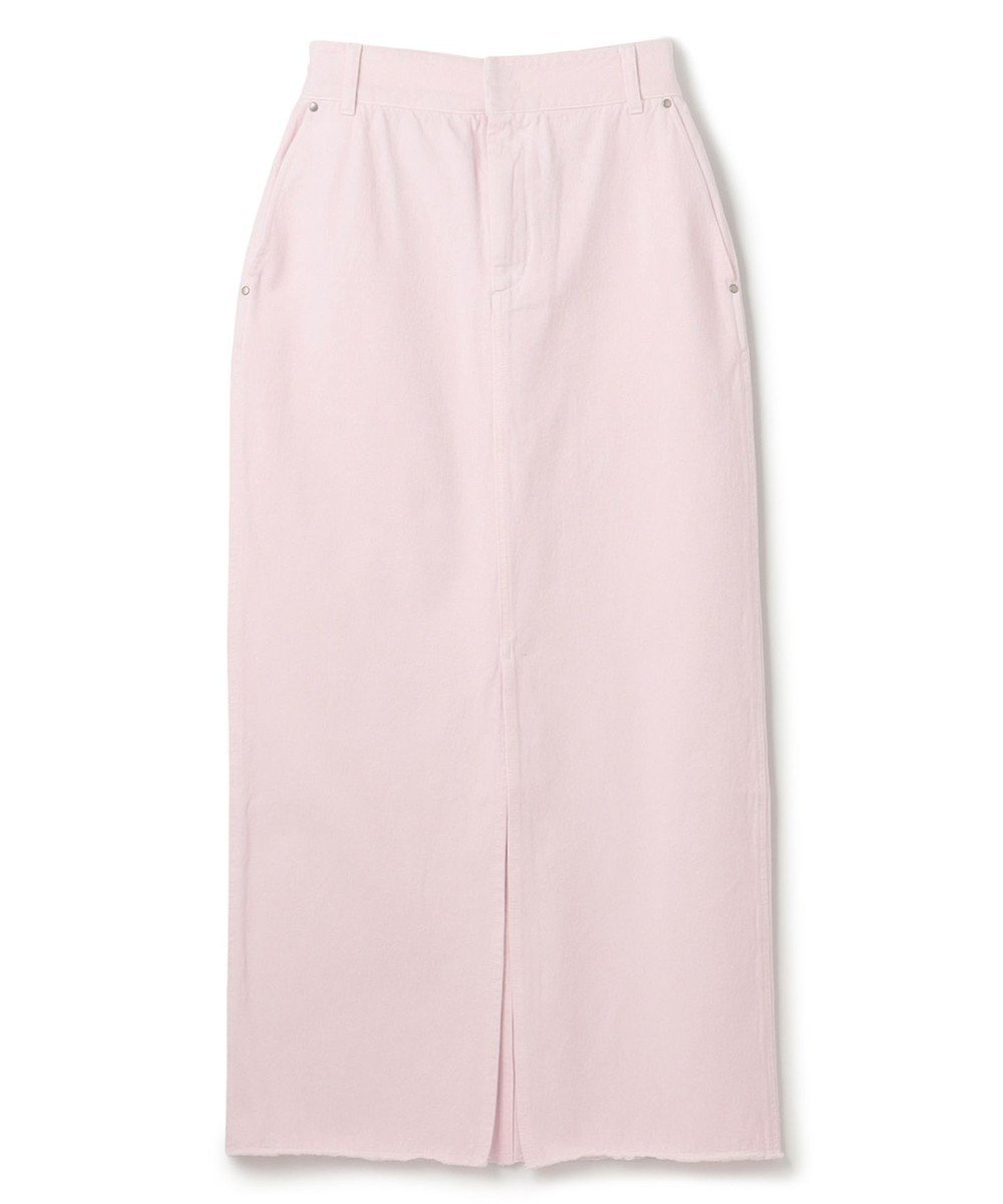 【アンクレイヴ/uncrave】のデニム スカート(uncrave WHITE) インテリア・キッズ・メンズ・レディースファッション・服の通販 founy(ファニー) 　ファッション　Fashion　レディースファッション　WOMEN　スカート　Skirt　デニムスカート　Denim Skirts　インディゴ　Indigo　カットオフ　Cut Off　ストーン　Stone　スリット　Slit　雑誌　Magazine　デニム　Denim　フロント　Front　ブリーチ　Bleach　A/W・秋冬　Aw・Autumn/Winter・Fw・Fall-Winter　S/S・春夏　Ss・Spring/Summer　夏　Summer　エレガント 上品　Elegant　ライトピンク|ID: prp329100004472876 ipo3291000000031988476