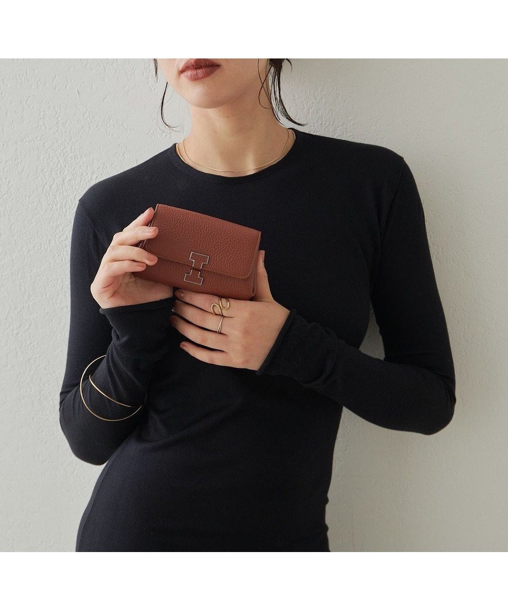 【イアクッチ/IACUCCI】のアバ ウォレット CERVO インテリア・キッズ・メンズ・レディースファッション・服の通販 founy(ファニー) 　ファッション　Fashion　レディースファッション　Fashion for Women　ミニ財布・二つ折り財布　Wallets & Card Cases　アクセサリー　Fashion Accessories　イエロー　Yellow　ウォレット　Wallet　コイン　Coin, Coin Design　シルバー　Silver, Metallic Silver　財布　Wallet, Purse　トレンド　Trend, Trending Now　人気　Popular, Best Seller　フォルム　Silhouette, Form　ポケット　Pocket, Pocket Detail　メタル　Metal, Metal Parts　ラウンド　Round, Round Neck　リップ　Lip, Lip Motif　A/W・秋冬　Autumn/Winter　おすすめ　Recommended / Our Picks　ギフト プレゼント　Gift / Present　2025年　2025　2025-2026秋冬・A/W　Autumn/Winter 2025–26 AW25–26　ブラウン|ID: prp329100004472879 ipo3291000000032605790