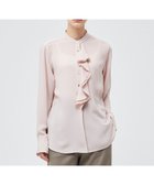 【ベイジ,/BEIGE,】の【洗える】STOW / バンドカラーフリルブラウス Nude|ID: prp329100004472898 ipo3291000000031975375