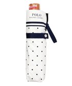 【ムーンバット/MOONBAT】のPOLO RALPH LAUREN 晴雨兼用日傘 折りたたみ傘 ドット×グログラン/一級遮光 遮熱 UV オフホワイト|ID: prp329100004472913 ipo3291000000031965278