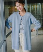 【ティアクラッセ/Tiaclasse】の【洗える】ラウンドネックミドル丈ニットカーディガン サックス|ID: prp329100004472934 ipo3291000000032668811